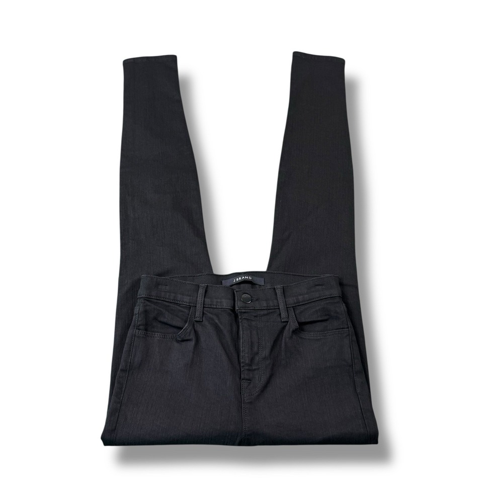 J Brand Maria High-Rise Skinny Jeans In Vanity Black Indigo Womens Sz 26 EUC.